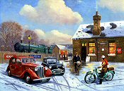 Winter Evening At The Station - Kevin Walsh