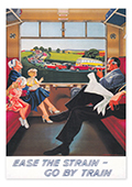 EASE THE STRAIN (Postkarte)