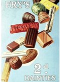 Post Card  Fry`s Dainties