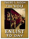 ENLIST TODAY POSTCARD