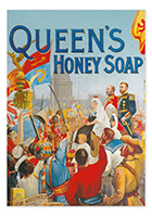 QUEEN`S SOAP POSTCARD