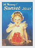 SUNSET JELLY  FRIDGE MAGNET