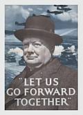CHURCHILL FRIDGE MAGNET