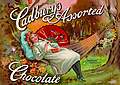 Large Steel Sign - Cadburys Lady