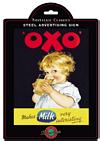 A5 OXO STEEL SIGN