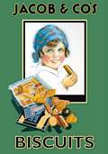 A5 JACOB`S BISCUITS STEEL SIGN