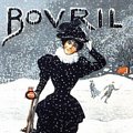 Single Coaster - Bovril (Lady Skating)