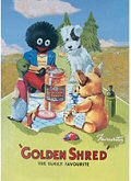 Golden Shred Picnic - Tea Towel