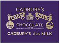 Large Steel Sign - Cadbury`s (Dairy Milk)
