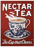 Large Steel Sign - Nectar Tea