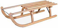 Davoser 90 Traditional Wooden Alpine Sledge/Toboggan