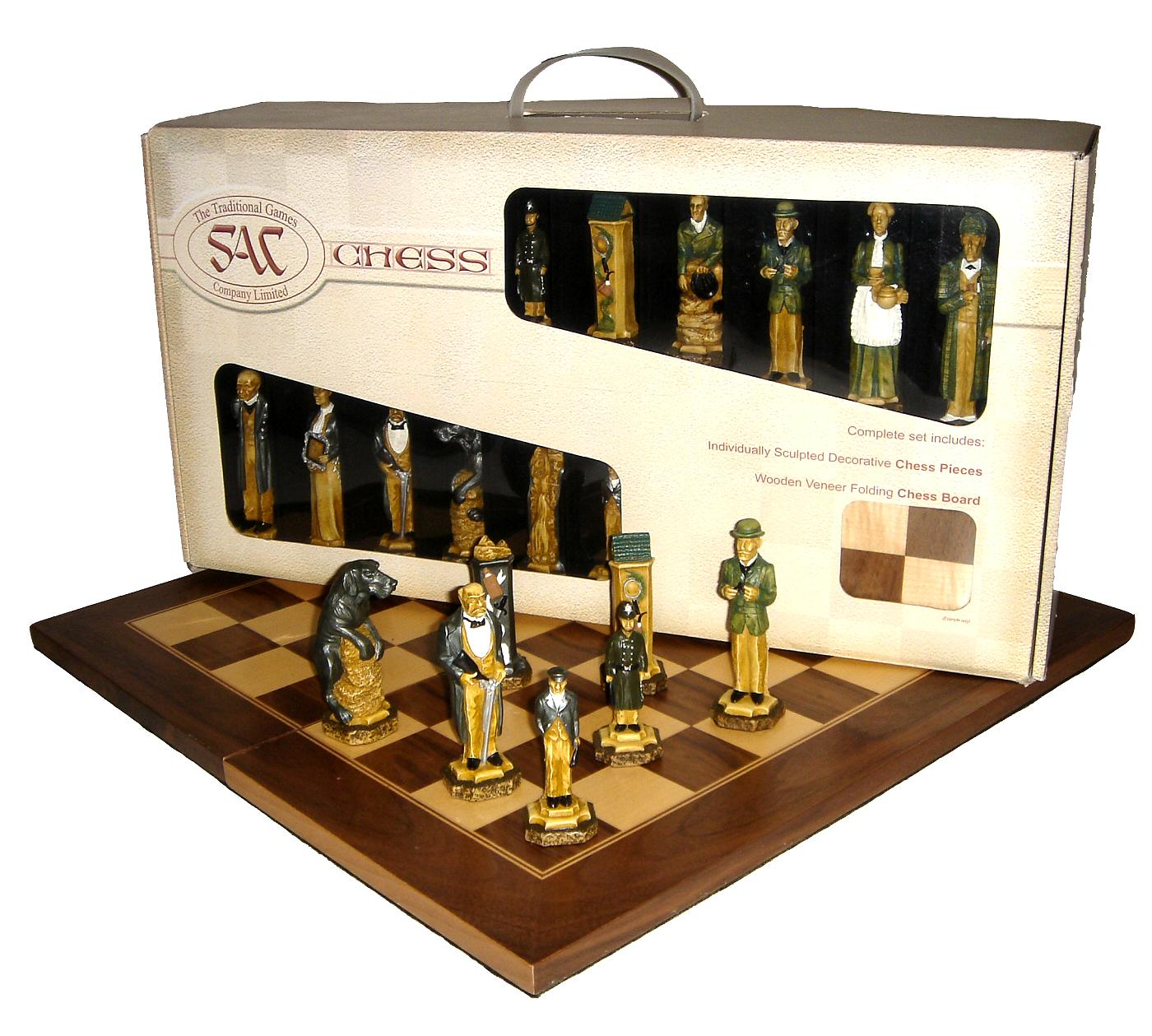 Sherlock Holmes chess set Sherlock holmes, Chess set, Sherlock