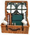 Chiltern Picknickkorb f�r 4 Personen, gr�n