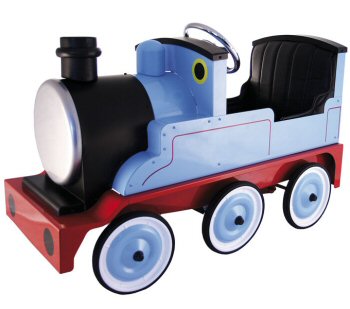 Blue Tank Engine Pedal Car